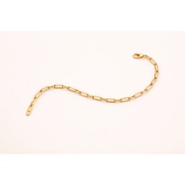 Finom láncszemes arany karkötő