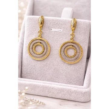 Fehér- és Sárgaarany Fülbevaló