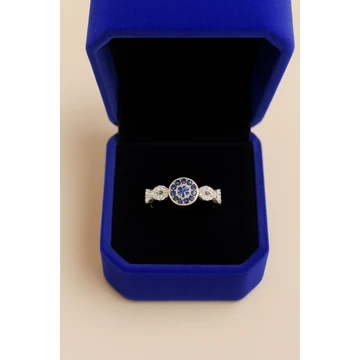 Ezüst gyűrű végtelen szimbólummal