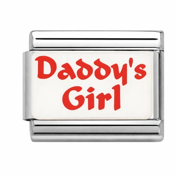 “Daddy’s Girl” feliratos charm