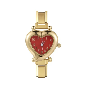 Astoria gold szív órafej – arany piros számlap