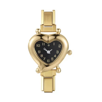 Astoria gold szív órafej – arany fekete számlap