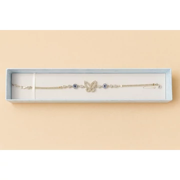 Pillangós Ezüst Karkötő