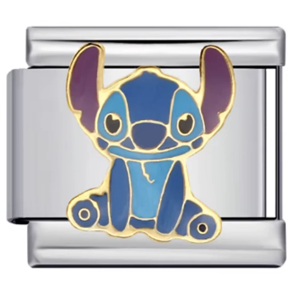  Stitch olasz charm – ülő figura