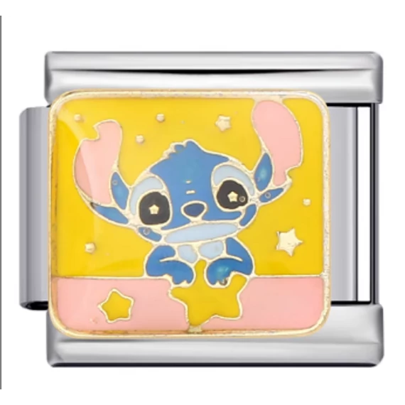 Stitch olasz charm – csillagos háttér