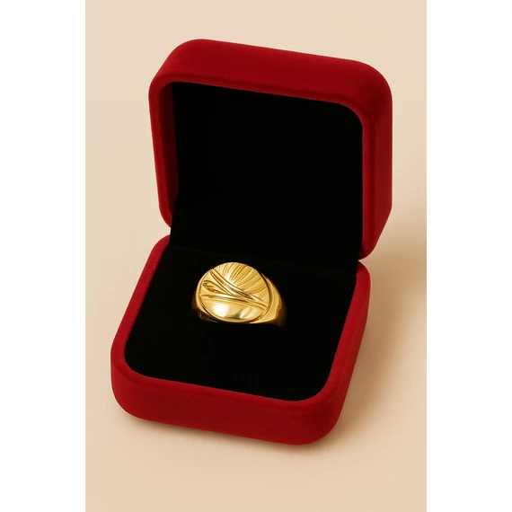 Kő nélküli arany gyűrű