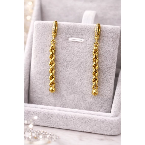 Különleges Arany Fülbevaló - Lógós