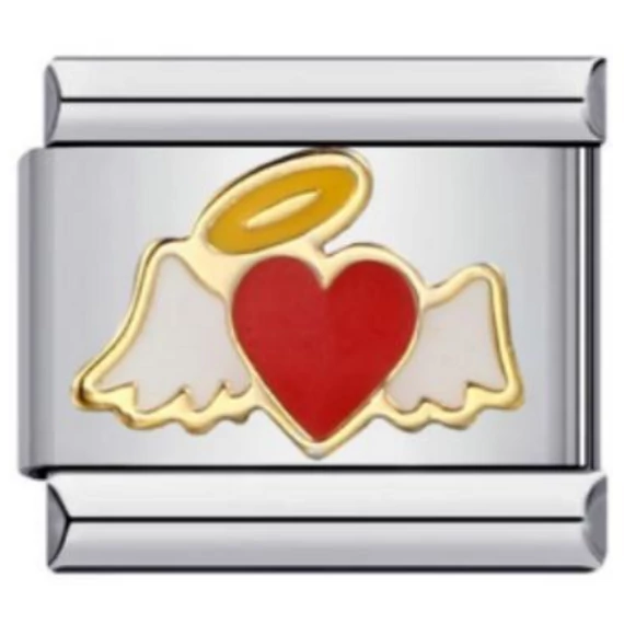 Angyal szív Italian Charm