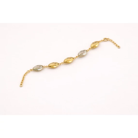 Fehér- és Sárgaarany Karkötő