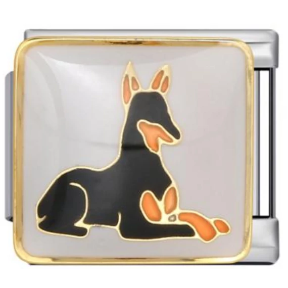 Doberman Italian Charm
