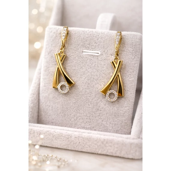 Köves Arany Fülbevaló