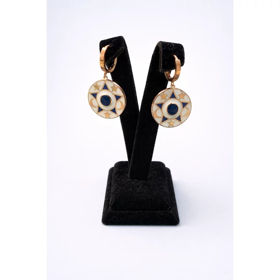 Ezüst fülbevaló - Rosé Minta