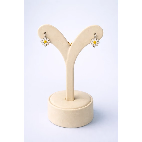 Virágos Ezüst Fülbevaló