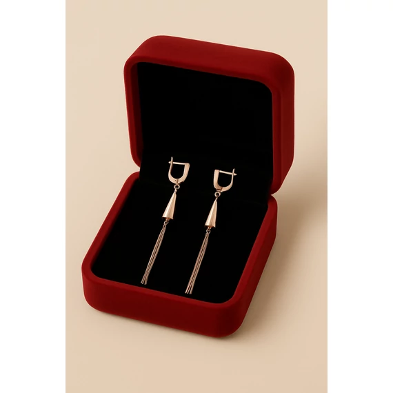 Lógós ezüst fülbevaló