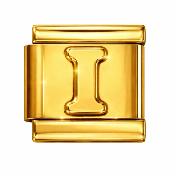 I betűs Italian Charm – Arany
