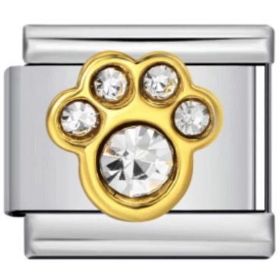 Mancs Italian Charm – Fehér köves