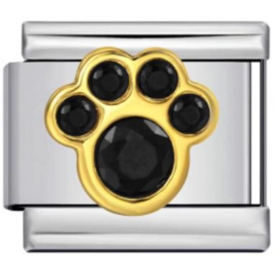 Mancs Italian Charm – Fekete köves