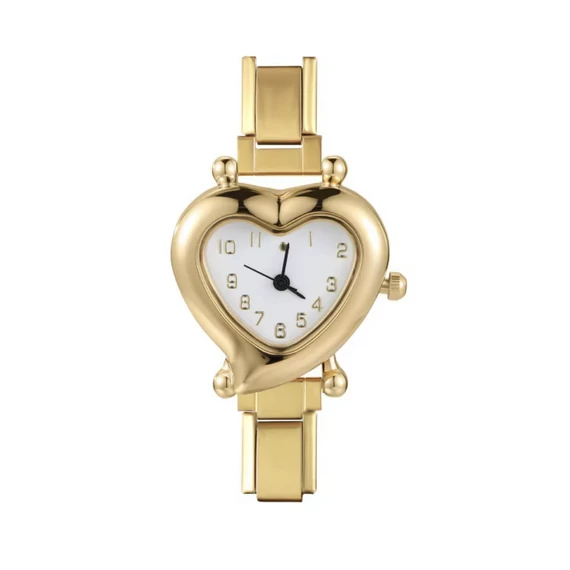 Astoria gold szív órafej – arany fehér számlap