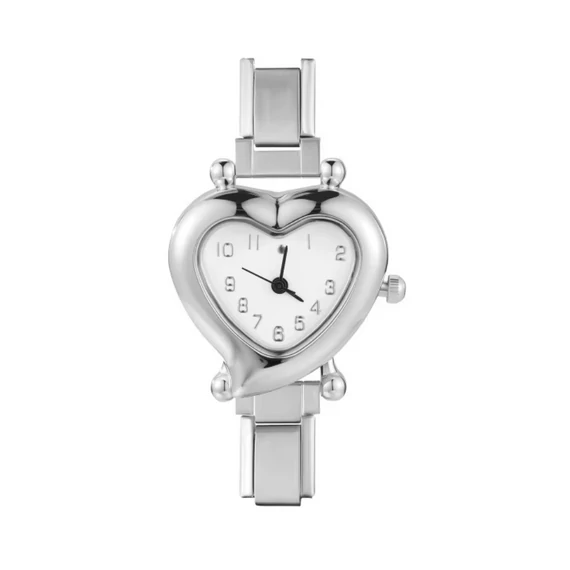 Astoria gold szív órafej – ezüst fehér számlap