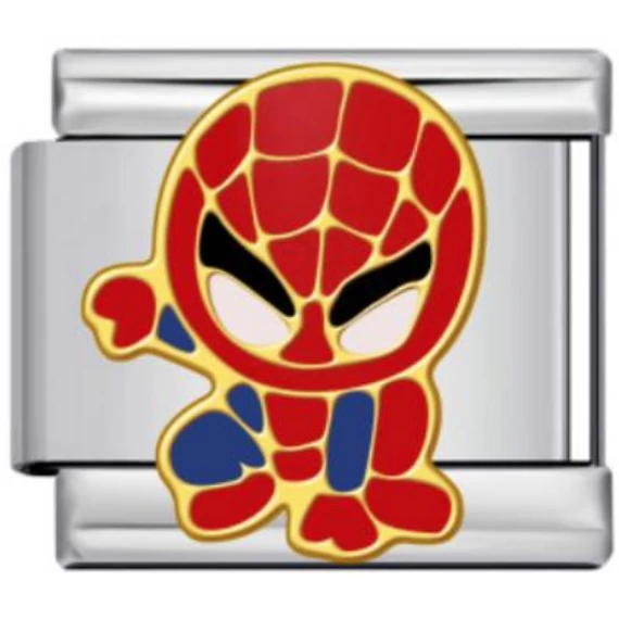 Pókfigura Italian Charm – Piros-kék