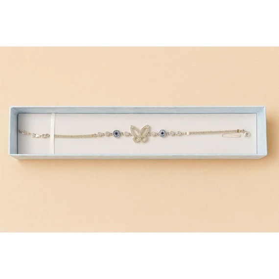 Pillangós Ezüst Karkötő