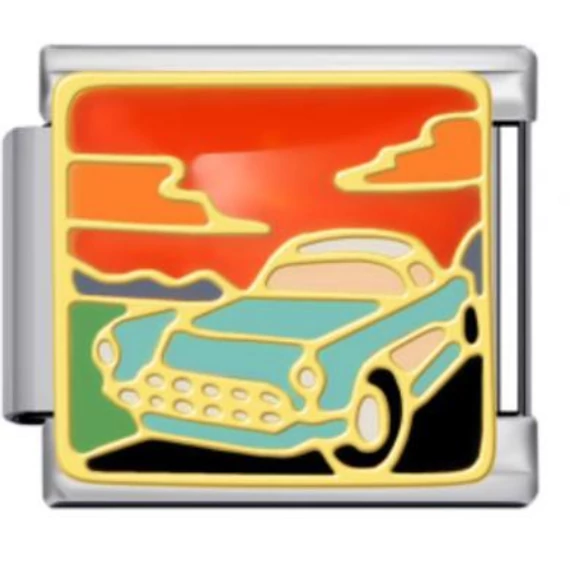 Retro autó Italian Charm – Naplemente