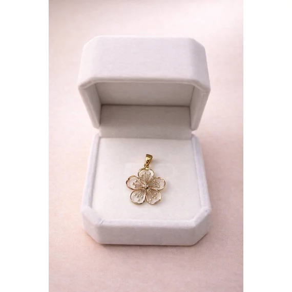 Virágos Arany Medál - Két Színű Kivitelben